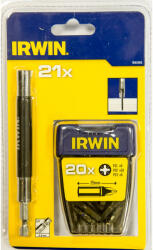 IRWIN TOOLS Bithegy készlet 21 részes mágneses bithegytartóval (1840465) - szucsivill