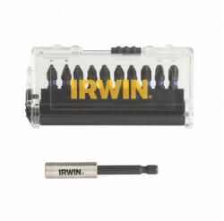 IRWIN Impact Pro Bithegy készlet 10 részes 25 mm (2 x PZ1, 5 x PZ2, 3 x PZ3) + bithegy-tartó (IW6062503)