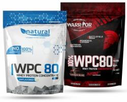  WPC80 tejsavó-fehérje 1kg Natural (Tejsavófehérje WPC 80)