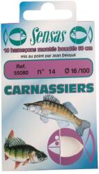 SENSAS Előkötött horog predator strong bronze 60cm 10/0, 20 10db (55084) - nextfish
