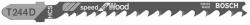 Bosch Fűrészlap dugattyús fűrészhez T 244 D Speed for Wood BOSCH 2608630879 (2608630879)
