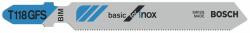 Bosch fűrészlapok dugattyús fűrészhez T 118 GFS - Basic for Inox 2608636498 (2608636498)