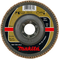 Makita Flap lemez 125x22, 2 K120 P-65523 (P-65523)