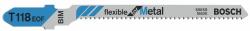 Bosch Fűrészlap dugattyús fűrészhez T 118 EOF Flexible for Metal (3 db) 2608636231 (2608636231)