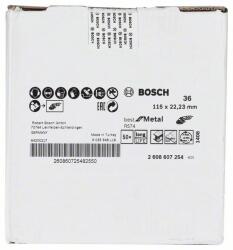 Bosch Fiber köszörűkorong R574, Best for Metal D = 115 mm; K = 36, 2608607254 (2608607254)