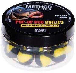 JAXON pop-up duo-boilies method feeder banana/vanilla/chocolate 40g 16mm (FM-KH02)