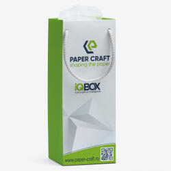 Paper Craft SET 100 pungi de cadou personalizate STICLA 13x36x9 cm