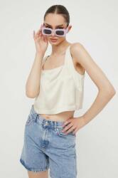 Abercrombie & Fitch top női, bézs - bézs L