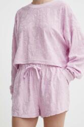 Billabong rövidnadrág női, rózsaszín, sima, magas derekú - rózsaszín L - answear - 22 990 Ft