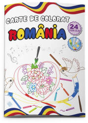 ALTI PRO Carte de colorat A4, motive Romania, 24 pagini