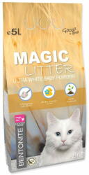 Magic cat Magic Litter Bentonit ultra fehér bébi por 5L/4, 4kg