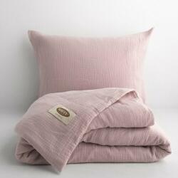 Matex Lenjerie de pat din muselină MATEX roz deschis, 140 x 200 cm, 70 x 90 cm Lenjerie de pat