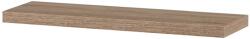 Autronic Etajeră de perete din stejar sonoma, 80 x 24 x 4 cm, maro Raft
