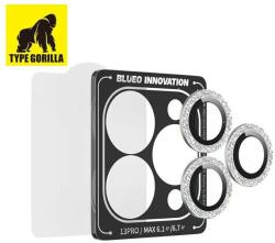 Type Gorilla Apple iPhone 14 Pro/14 Pro Max TG Armor Pro 3D Kamera Védő Üvegfólia - Köves