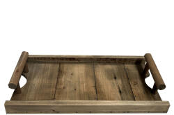 Clayre & Eef Tava lemn maro 47x23x9 cm (6H2378)