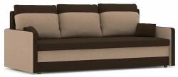  Safako MILTON kanapéágy, normál szövet, hab töltőanyag, szín - barna / cappuccino
