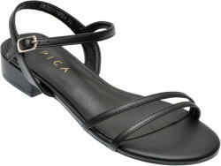 Epica Sandale casual EPICA negre, 110784, din piele ecologica 36