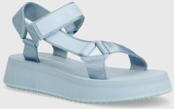 Calvin Klein Jeans szandál SANDAL VELCRO WEBBING DC női, platformos, YW0YW01353 - kék Női 40