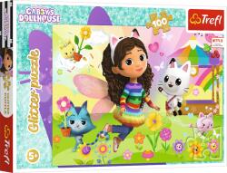 Trefl - Puzzle Gabby's Dollhouse glitter - 100 piese