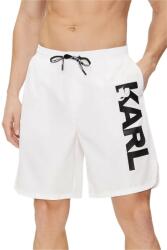Karl Lagerfeld M Costum de baie Karl Logo Long Boardshorts 241M2204 100 white (241M2204 100 white)