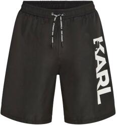 Karl Lagerfeld M Costum de baie Karl Logo Long Boardshorts 241M2204 999 black (241M2204 999 black)