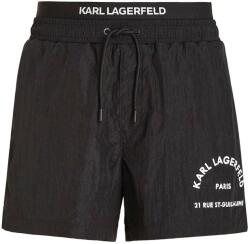 Karl Lagerfeld M Costum de baie Short Boardshorts W/ Elastic 235M2201 999 black (235M2201 999 black)