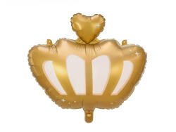 PartyDeco Balon din folie Coroana 52 cm (FB104)