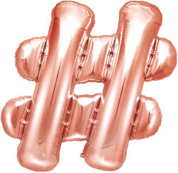 PartyDeco Balon folie , 35cm, rose gold (1 buc. ) (FB12M-019R)