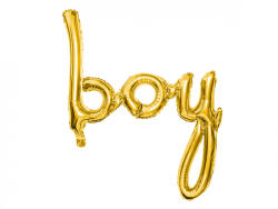PartyDeco Balon folie Boy, auriu, 63.5x74cm (1 buc. ) (FB44M-019)