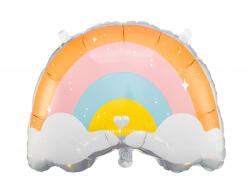 PartyDeco Balon din folie Curcubeu 55 cm (FB96)