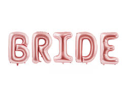 PartyDeco Balon folie Bride, 280x86cm, rose gold (1 buc. ) (FB55S-019R)