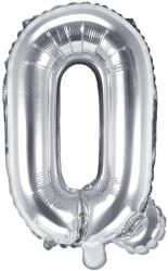 PartyDeco Balon folie Litera Q , 35cm, argintiu (1 buc. ) (FB2M-Q-018)