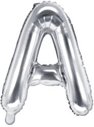 PartyDeco Balon folie Litera A , 35cm, argintiu (1 buc. ) (FB2M-A-018)