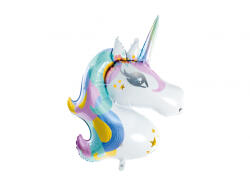 PartyDeco Balon din folie Unicorn, 73x90 cm (FB74)