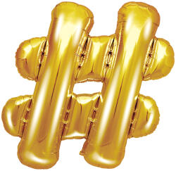 PartyDeco Balon folie , 35cm, auriu (1 buc. ) (FB12M-019)