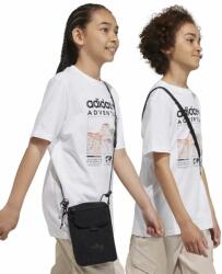 Adidas gyerek pamut póló fehér, nyomott mintás - fehér 110 - answear - 9 190 Ft