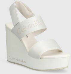 Calvin Klein Jeans szandál WEDGE SANDAL WEBBING IN MR fehér, YW0YW01360 - fehér Női 39