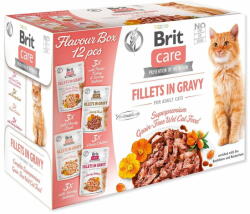 Brit Care Cat Flavour dobozos macskafilé mártásban Multi 12x85g
