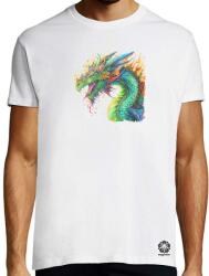 Magnolion Színes sárkány rajz v1 póló