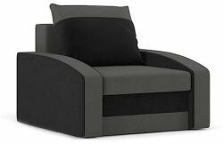  Safako HEWLET fotel, normál szövet, hab töltőanyag, szín - szürke / fekete