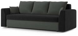  Safako PAUL kanapéágy, normál szövet, hab töltőanyag, szín - fekete / szürke