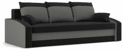 Safako HEWLET kanapéágy, normál szövet, hab töltőanyag, szín - fekete / szürke