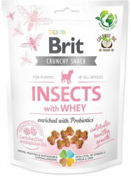 Brit Dog Crunchy Cracker Insects Puppy, tejsavó és probiotikumok 200g