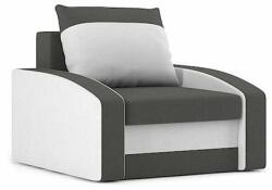 Safako HEWLET fotel, normál szövet, hab töltőanyag, szín - szürke / fehér