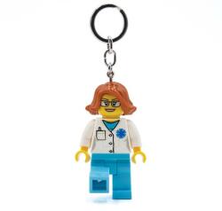 LEGO® Breloc LEGO® Iconic cu LED, Femeie Doctor, Albastru/Alb (LGL-KE185H)