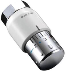 Oventrop Uni SH termosztát folyadéktöltetű érzékelővel, M30 x 1, 5 - fehér/króm 1012065 (1012065)