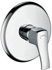 Hansgrohe Metris Classic egykaros, falsík alatti zuhanycsaptelep színkészlet, króm 31676000 (31676000)