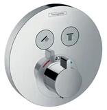 Hansgrohe ShowerSelect S termosztátos csaptelep, falsík alatti szereléshez, 2 fogyasztóhoz 15743000 (15743000)
