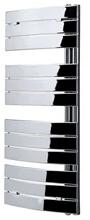 Lazzarini Pieve design radiátor, íves, króm 550x1080 mm 386307 (386307)