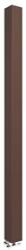 Lazzarini One tube design radiátor, egyenes, tabak 1800x100 mm 388411 (388411)